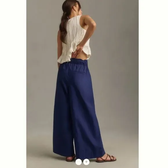 Anthropologie Maeve Skirty Utility Wide-Leg Pants - Picture 3 of 4